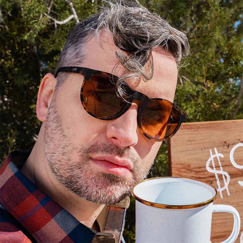 Goodr Tortoiseshell Sunglasses - Nine Dollar Pour Over